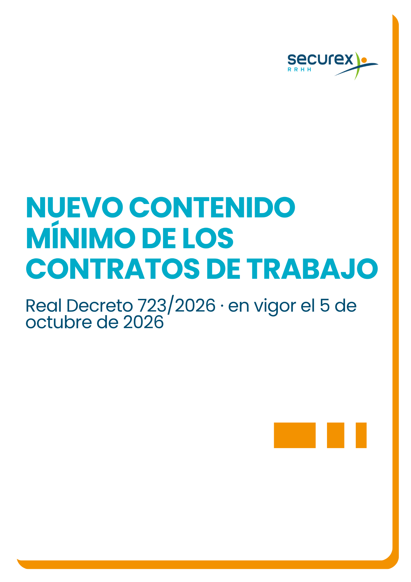 Nuevo contenido mínimo de los contratos de trabajo